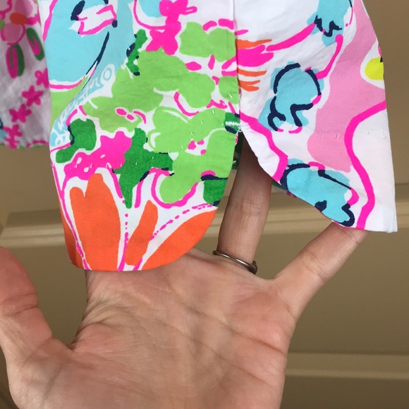 Lilly Pulitzer Nosey Posey Shift Dress Lace Mini - Picture 6 of 7